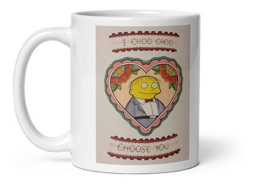 Los Simpsons Taza Dia Enamorados Rafita Cho Cho Choose You 1