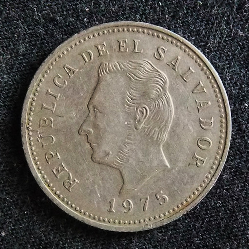 El Salvador 5 Centavos 1975 Exc Km 149