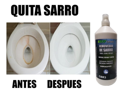 Limpiador Quitasarro Baño 250cc Seco Losa Inodoro Bidet 