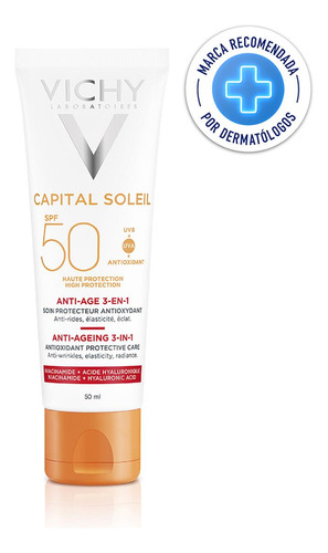 Vichy Capital Soleir Protector Solar Facial Antiedad