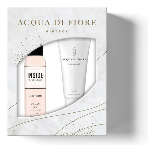 Estuche Aqua Di Fiore Inside N8 + Gel De Ducha Vegano X 90ml
