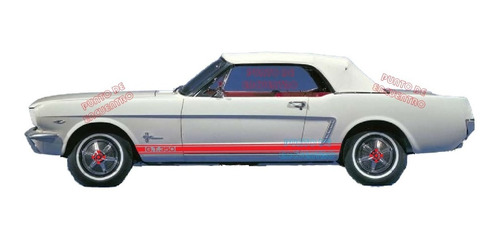 Par Stickers Franja Lateral Para Ford Mustang Gt350 M1