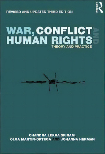 War, Conflict And Human Rights, De Chandra Lekha Sriram. Editorial Taylor Francis Ltd, Tapa Blanda En Inglés