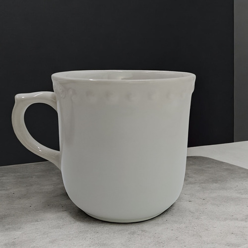 Taza Mauve Emboss Blanca 72 Piezas 290ml