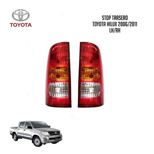 Stop Trasero Toyota Hilux Der/izq 2006/2011 Tpg