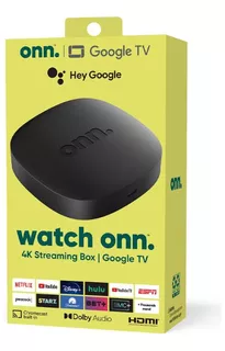 Android Tv Box Watch Onn 2023 Certificado Google Tv 2da Gen