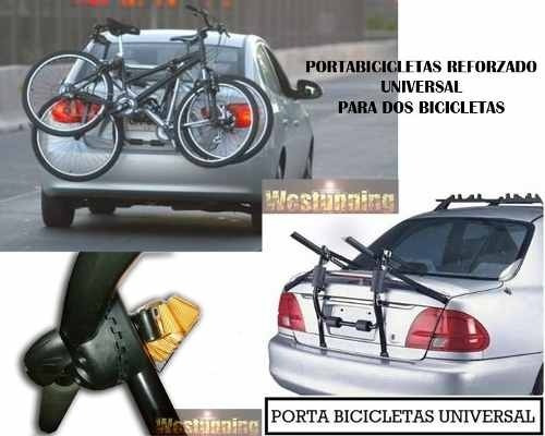 Imagen 2 de 8 de Porta Bicicleta De Baul Universal 2 Bicicletas Reforzado