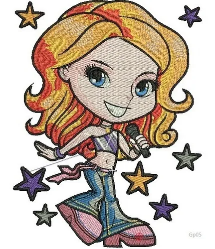 comprar Matrices Maquinas Bordadoras Muñecas Bratz  Janome