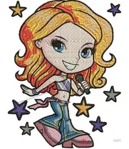 Comprar Matrices Maquinas Bordadoras Muñecas Bratz  Janome