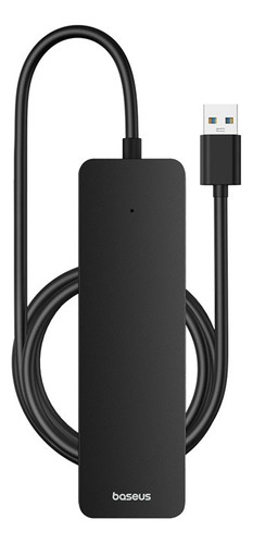 Adaptador Hub 100cm Usba A Usb 3.0 X4  5 Gbps Baseus Negro