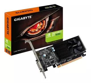 Nvidia Geforce Gigabyte Gt 1030 2gb Gddr5 Low Profile / Gv-n