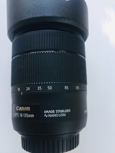 Canon 18-135 Nano  Is Usm Como Nuevo Kit De Filtros 