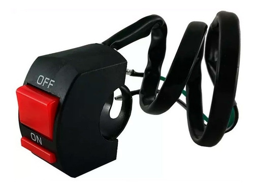 Switch Tecla 2 Puntos Interruptor Faro Moto Led Auxiliar Sti