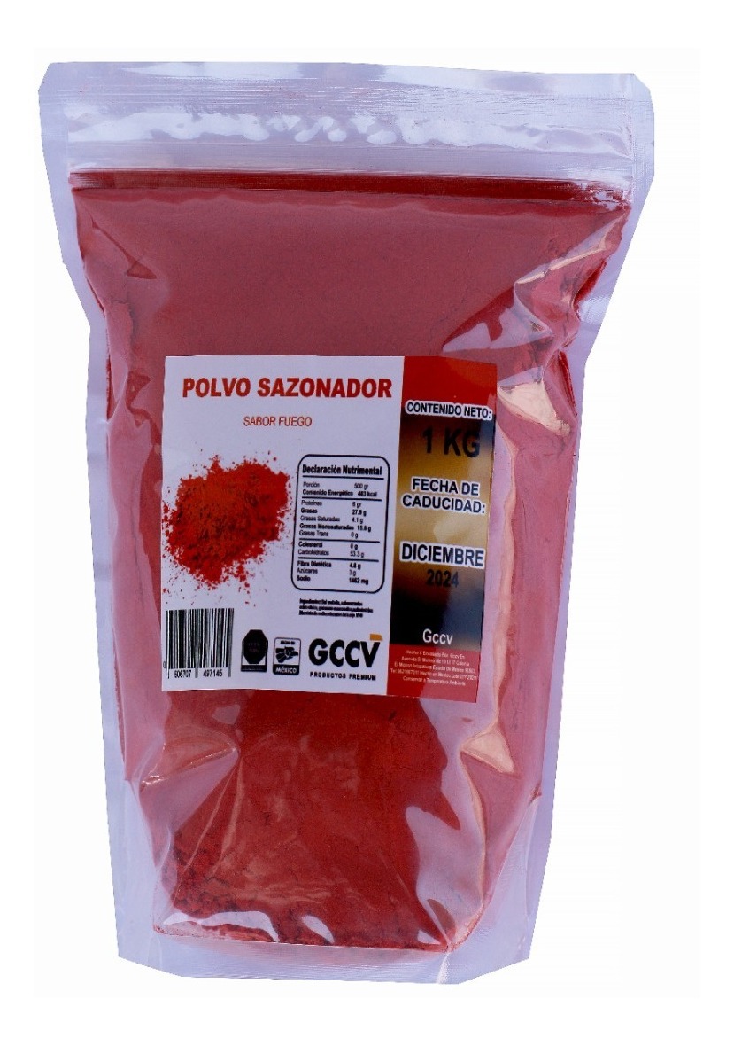 Takis Fuego Polvo Sazonador 1 Kilogramo Premium