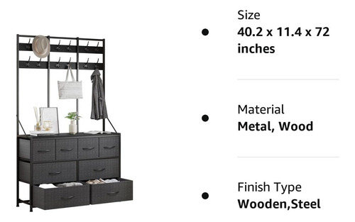 Cómoda De 8 Cajones, Cómoda Para Dormitorio, Sala De Estar,