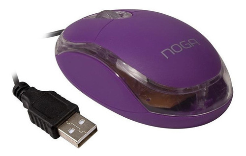 Mouse Optico Usb Noga Ng-611u Pc Notebook 3 Botones Compacto