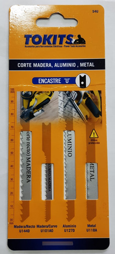 Set 4 Hojas Sierra Para Caladora De Encastre U Art-s4u