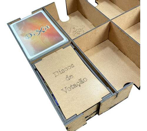 Organizador (insert Mdf) Para Dixit 2º Ed. / Disney Edition