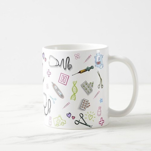 Imagem 4 de 4 de Caneca Personalizada Nome E Avatar - Variações Profissões