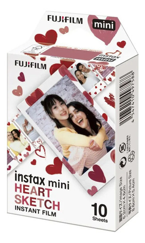 Kit Câmera Fujifilm Instax Mini 12 Azul + 10 Fotos Heart