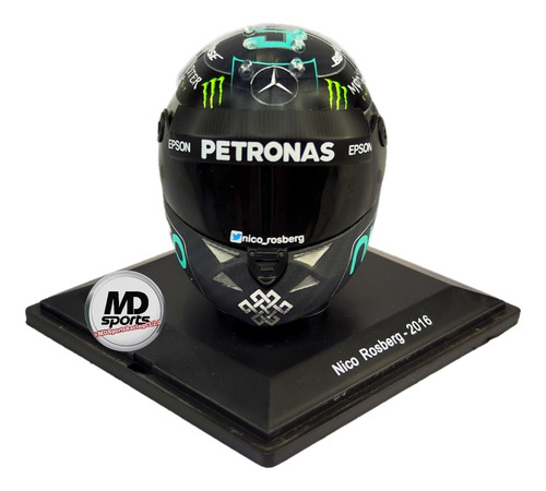 Casco Formula 1 Nico Rosberg Mercedes F1 2016 Spark 1:5