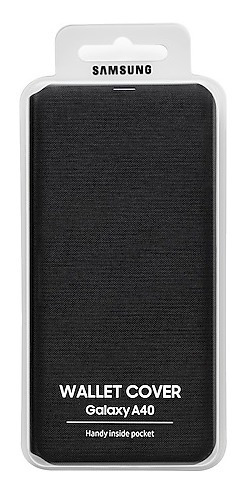 Funda Protector Samsung Galaxy A40 Wallet Cover Negro 