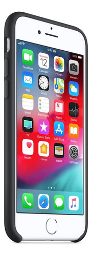 Funda De Silicona Apple Para iPhone 8/7, Color Negro