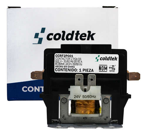 Contactor 2 Polos 30a 24v Aire Acondicionado Y Refrigeración