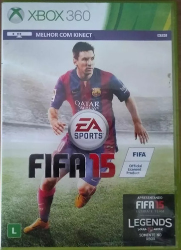 Fifa 15 Xbox 360 Dublado Em Português Original Mídia Física (Recondicionado)