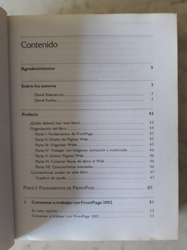 El Libro De Frontpage 2002 Office Xp -usado Excelente Estado (Usado)