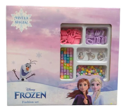 Frozen Mostacillas Para Armar Pulceras Collares Con Letras 