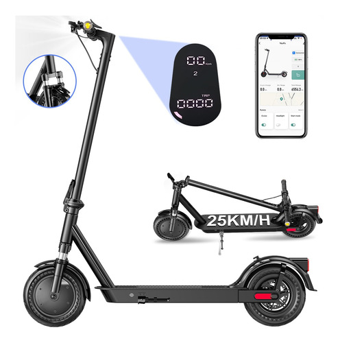 Scooter Eléctrico Patín 10'' 10.4ah 25 Km/h 500w Lcd Con App