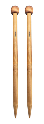 Weabetfu Bamboo Bamboo Bamboo Aguja De Tejido Recto Sencillo