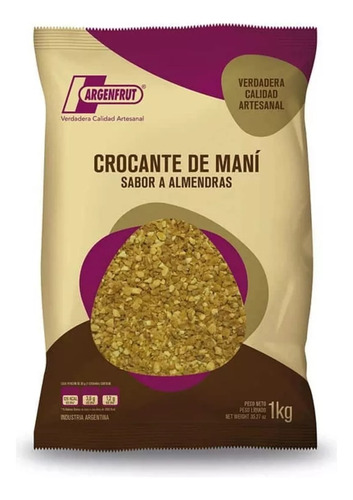 Pack X 3 Crocante De Mani Sabor Almendra Argenfrut X 1kg