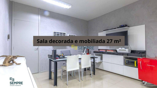 Imagem 7 de 12 de Sala Mobiliada À Venda, 27 M² E 01 Vaga - Luxemburgo - Belo Horizonte/mg - Sa0144
