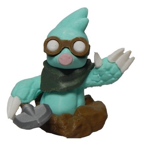 League Of Legends Molediver Tft Impresion 3d Pla Pixelados_