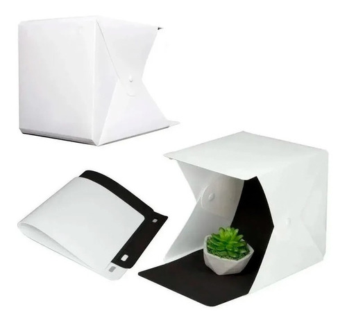 Caja De Luz 24 Cm Para Fotos Estudio Fotografico Cubo Led