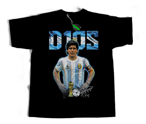 Remera Maradona D1os Dtf Premium