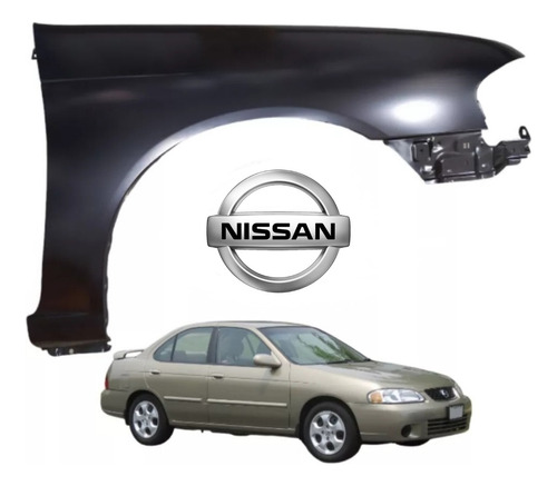 Guardafango Izquierdo Piloto Nissan Sentra B15 2000 - 2006