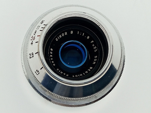Lente 25mm F1.9 Berthiot Paris Cinor B Montura C