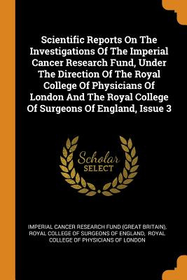 Libro Scientific Reports On The Investigations Of The Imp...