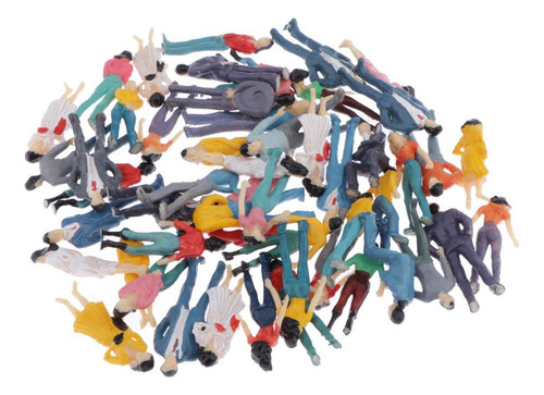 Conjunto De 50 Miniaturas De Pessoas Para Maquetes