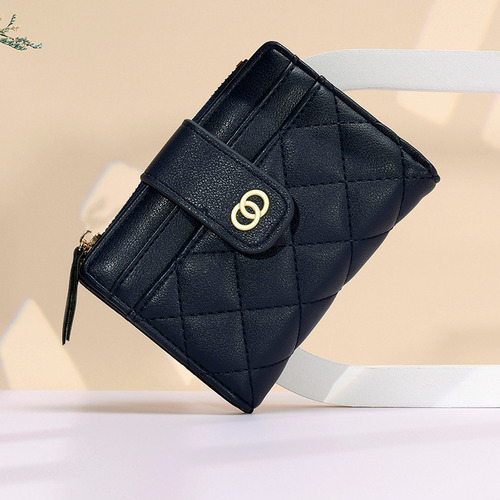 Cartera Corta Estilo Coreano Para Varias Tarjetas Para Mujer