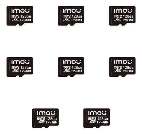 Pack X8 Tarjetas De Memoria Imou Microsd Sdhc S1 C10 128gb 