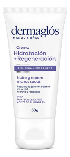 Crema De Manos Hidratacion + Regeneracion Dermaglos 50g