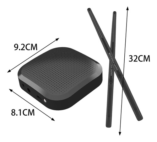 Bateria Eletrônica, Baquetas De Ar, Baquetas Estilo A