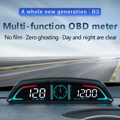 Para Para * Obd2 Hud Velocímetro Temperatura Agua Pantalla /