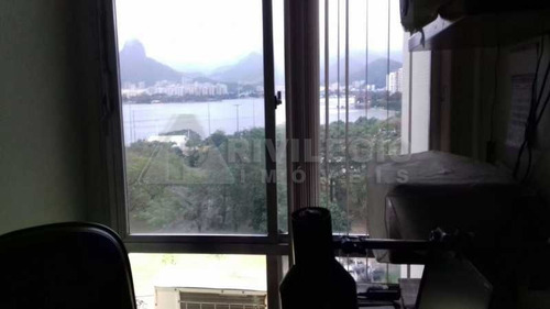 Apartamento À Venda, 2 Quartos, 1 Vaga, Lagoa - Rio De Janeiro/rj - 16336