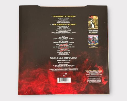 Iron Maiden - The Number Of The Beast - Limited Edition Red Edição Limitada