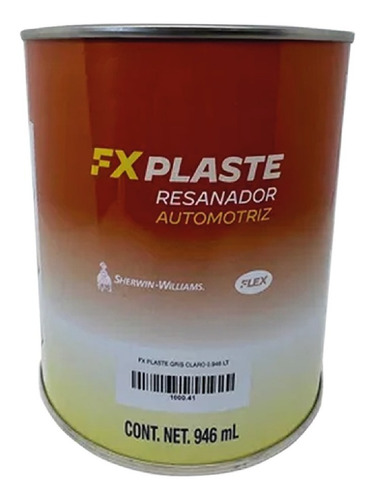 Masilla Plaste Automotriz Gris 946ml Flex